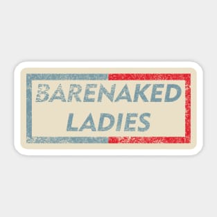 Barenaked Ladies Distressed Sticker